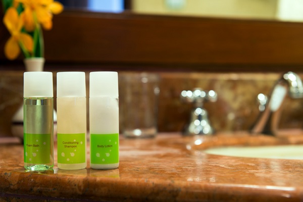 Make sure bathrooms are stocked with complimentary toiletries that guests may need