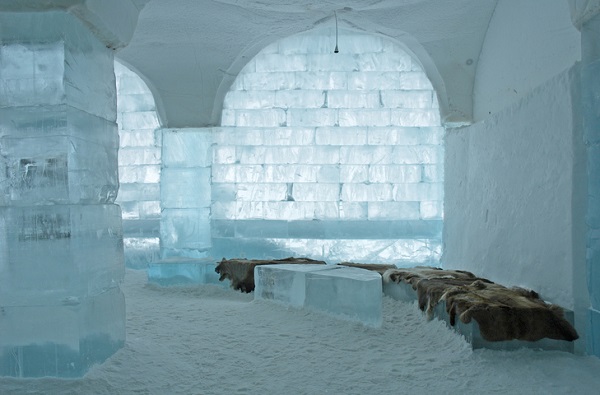 Some couples might love staying at an ice hotel