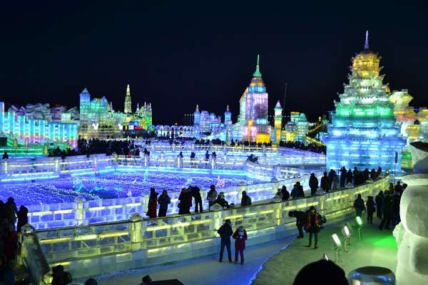 The Harbin Ice and Snow Sculpture Festival is the largest festival of its kind in the world