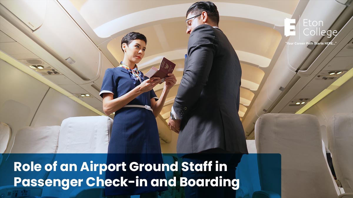 Role of an Airport Ground Staff in Passenger Check in and Boarding