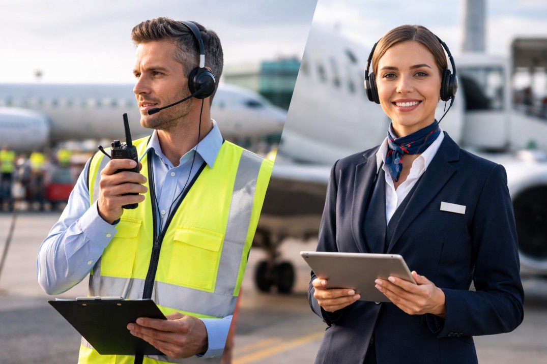 Airport Operations vs. Airline Ground Staff